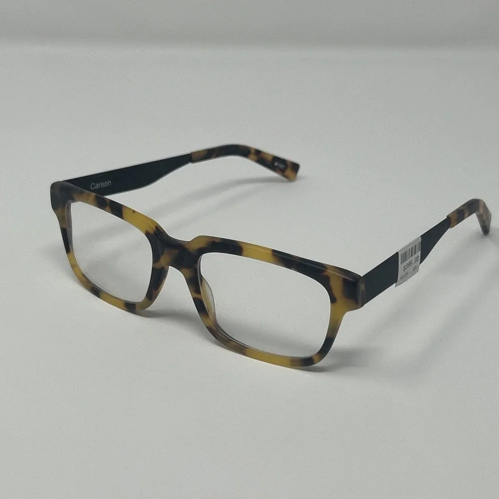 NWT Norman Childs CARSON Eyeglasses 51-18-140 MTBT Unisex Adults Tortoise Frames